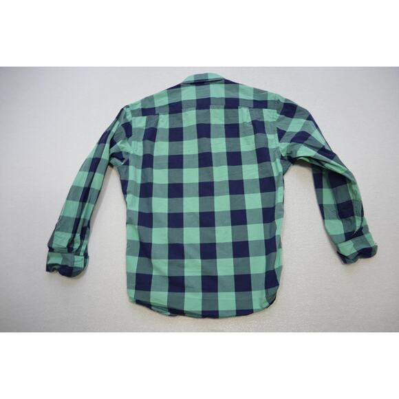 UntuckIt Dress Shirt Designer Plaid Classic Fit Long Sleeve Mens Size Medium - Picture 7 of 7
